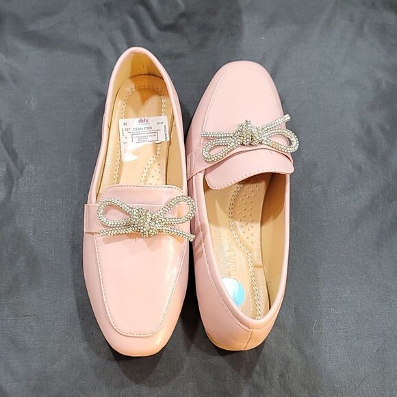 BRAND NEW WILD DIVA LOUNGS NELLIE RHINESTONE BOW SHOE - Picture 5 of 15